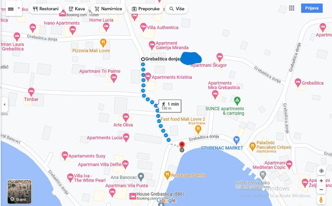 Apartmani Mlinar-One Bedroom Seaview Grebaštica エクステリア 写真